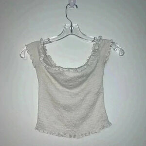 Mind Code Off The Shoulder Crop Top